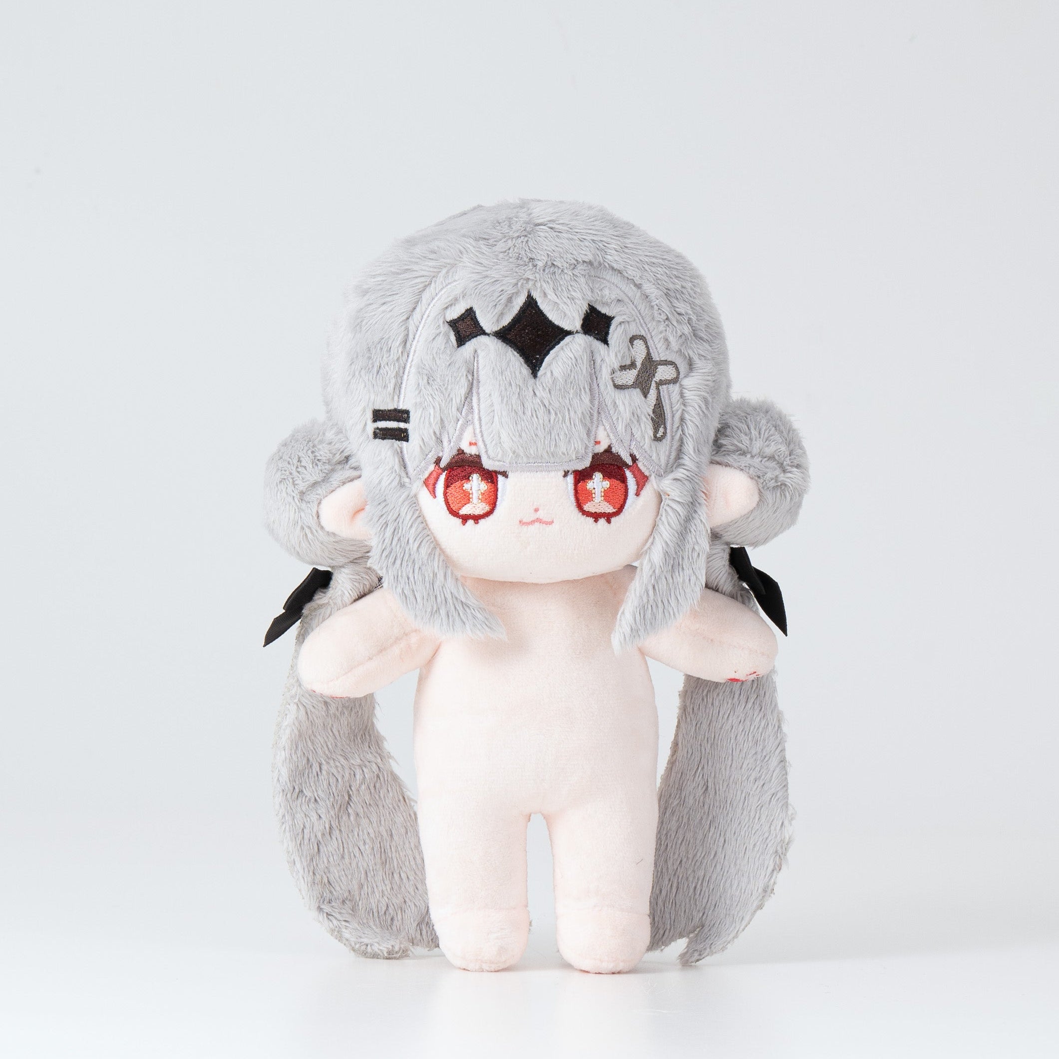 ぬいぐるみ　10cm 白髪　銀髪　吸血鬼 銀髪ちゃん by chihiro – ぬいくら